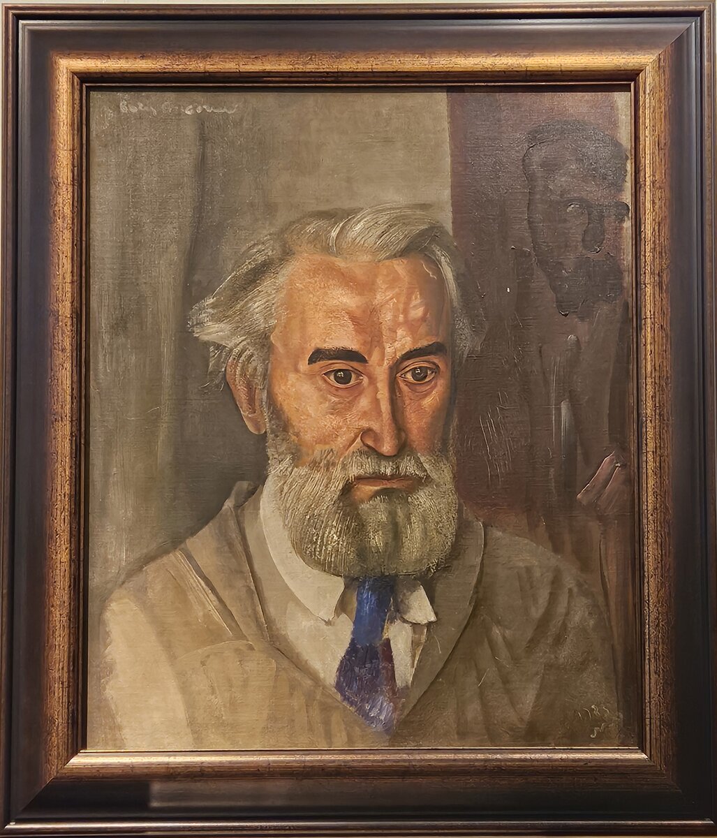 Б.Д.Григорьев. Портрет Сергея Тимофеевича Конёнкова