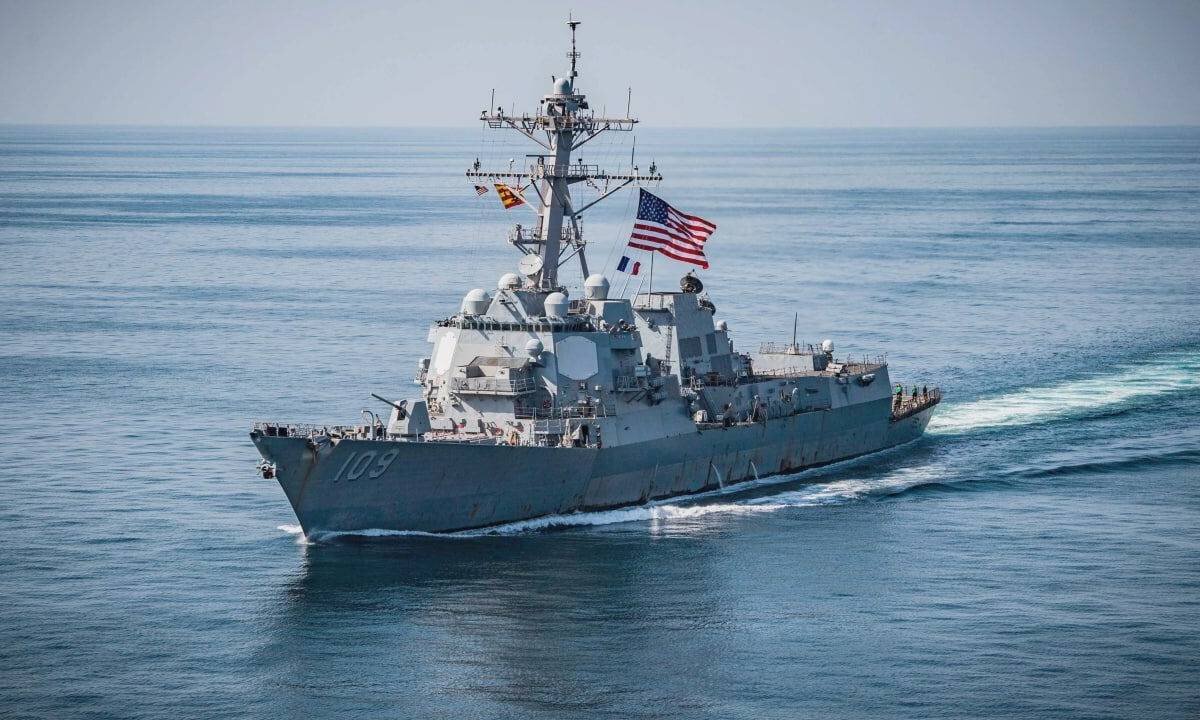 Эсминец США. Фото из открытых источников сети Интернет