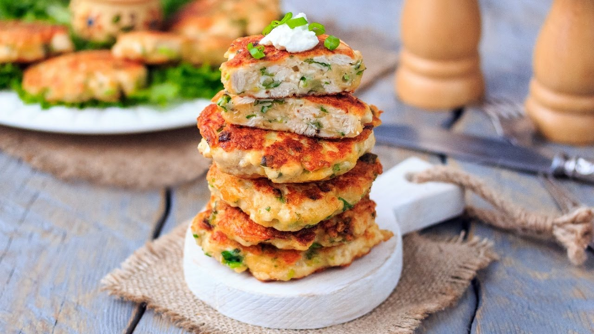 Оладьи куриные