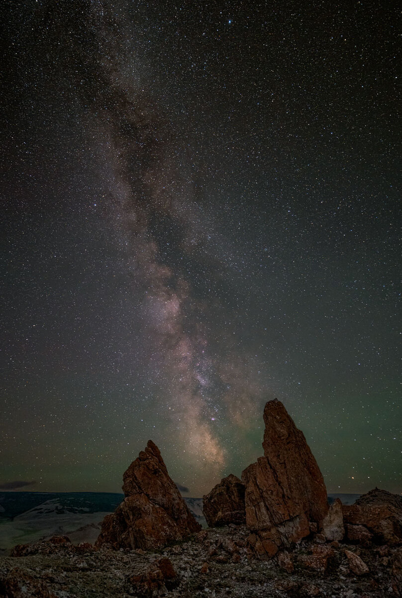 Вид на Млечный Путь.