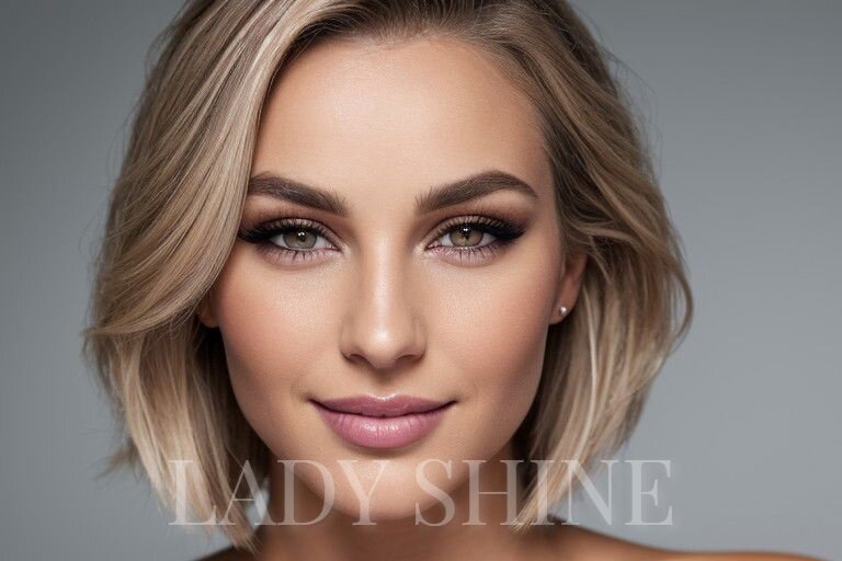 Мелирование на волосы средней длины в "Леди Shine"