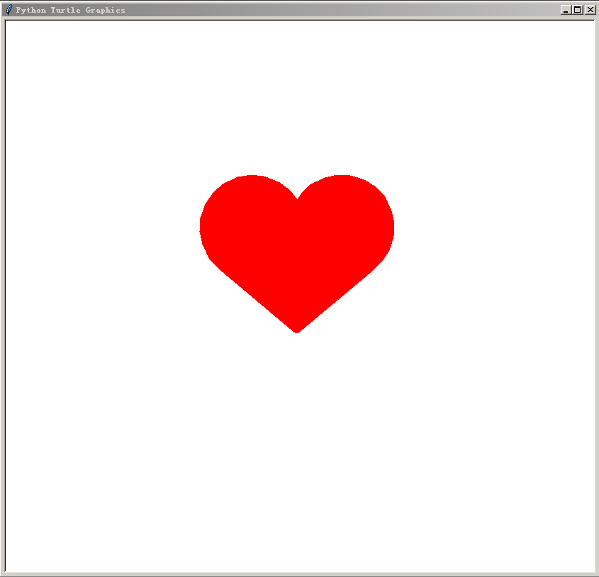 from turtle import * 
left(90)
pensize(10)
penup()
forward(100)
pendown()
pencolor("red")
begin_fill()
circle(70,230)
pensize(10)
pencolor("red")

pencolor("red")
forward(140)
seth(40)
forward(135)
pencolor("red")
right(5)
circle(70,210)
pencolor("black")

seth(30)
fillcolor("red")
end_fill()
seth(-90)
pencolor("red")
pensize(3)
forward(50)
pencolor("black")

hideturtle()
done()
