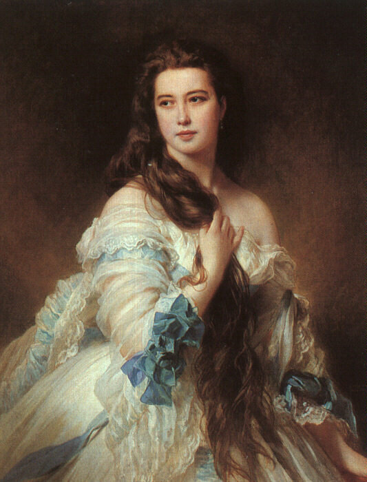 Портрет Варвары Римской-Корсаковой, 1864. Париж. Музей Орсе