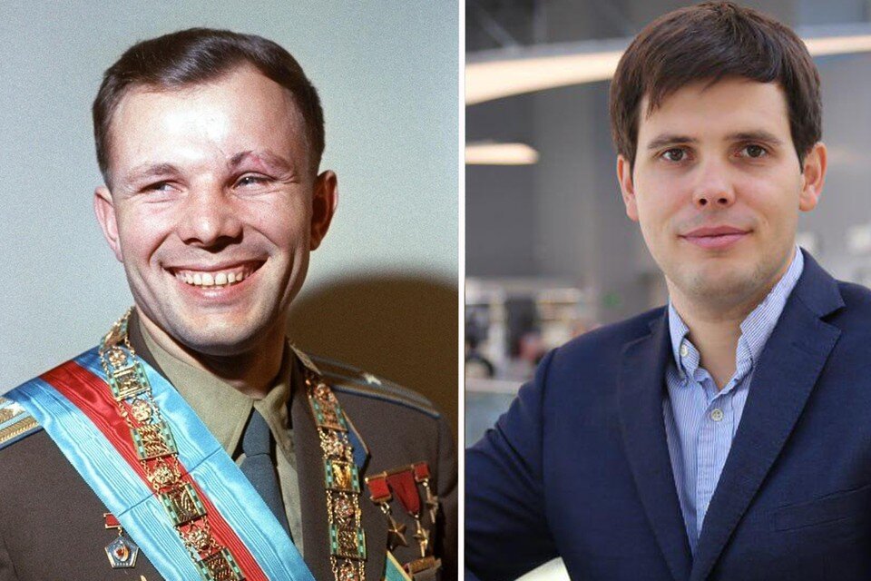  Юрий Гагарин и его внук Юрий Кондратчик Личный Архив