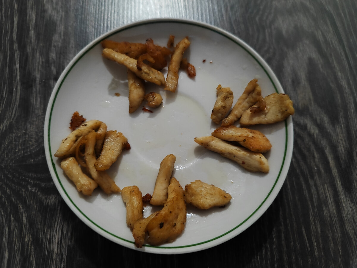 Куриное филе готово.