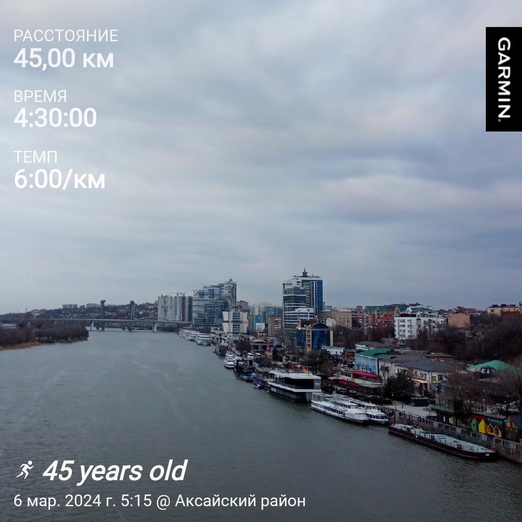 Забег 6 марта в День Рождения. 