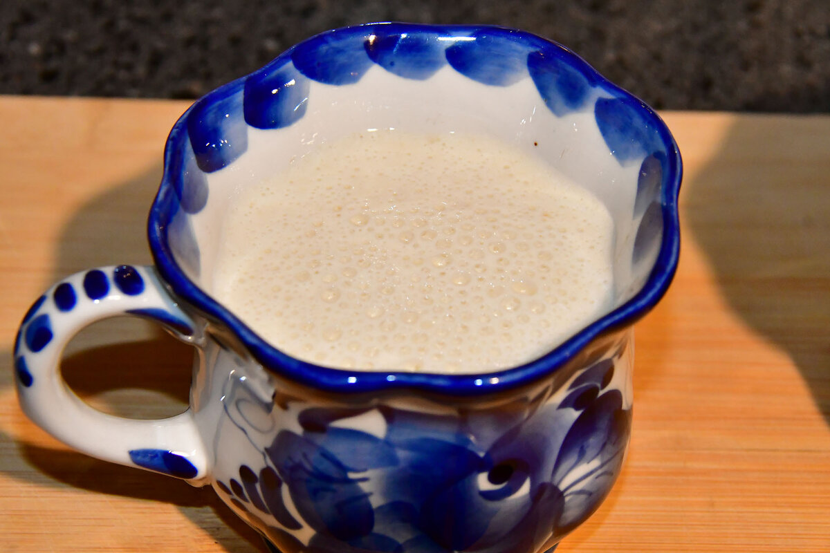 смузи с бананом и молоком