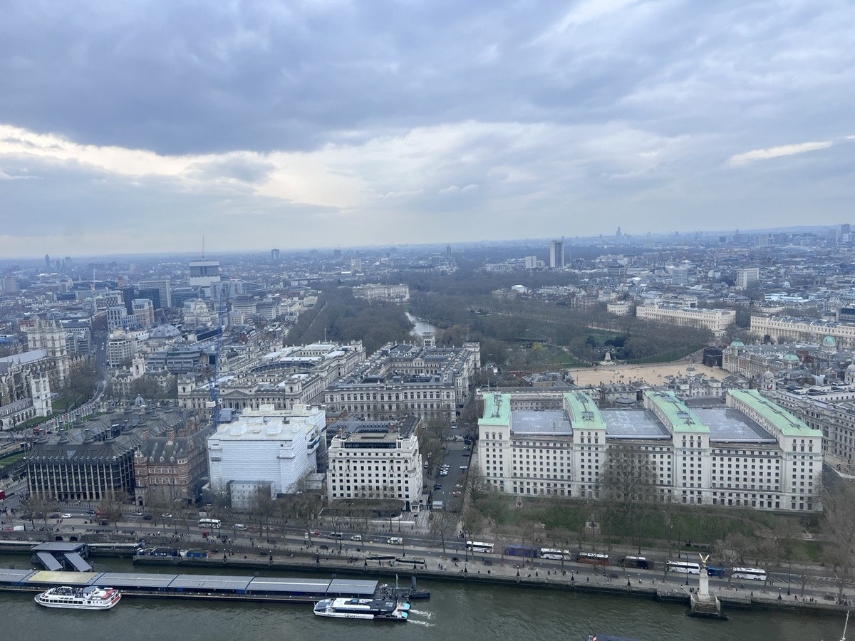 Вид с колеса обозрения 