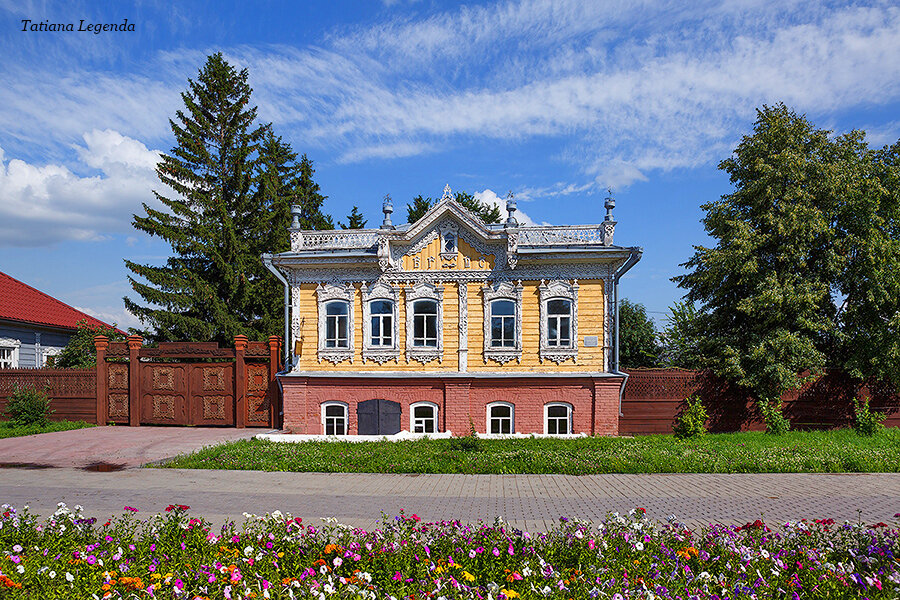 Особняк Н.Я. Гладкова в Большеречье Омской области. Фото: Соколова Татьяна, г. Омск