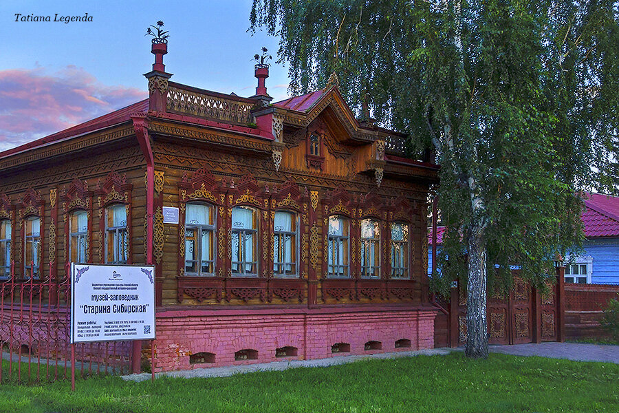 Красота по-деревенски и старина сибирская (Большеречье Омской области