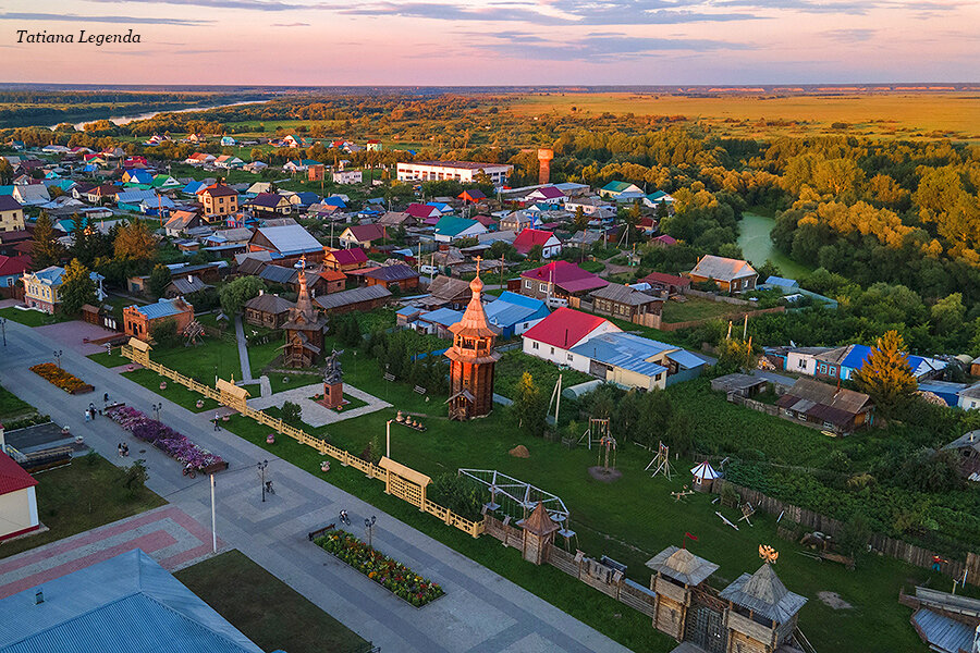 Красота по-деревенски и старина сибирская (Большеречье Омской области