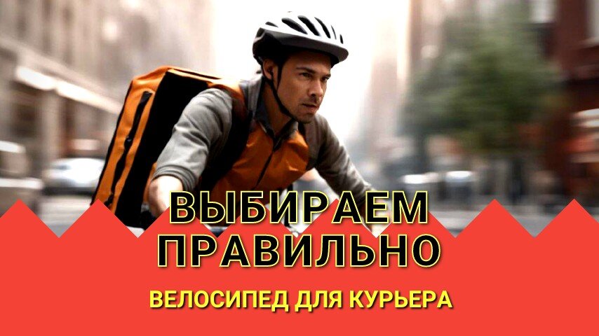 Правильно выбираем велосипед для курьера.