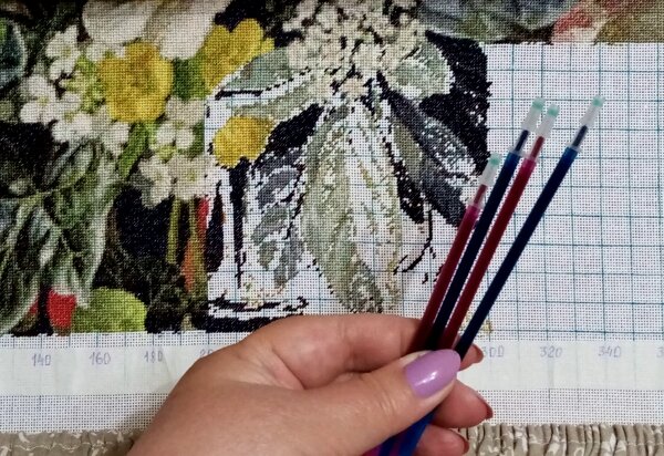 Гелевые стержни для разметки канвы