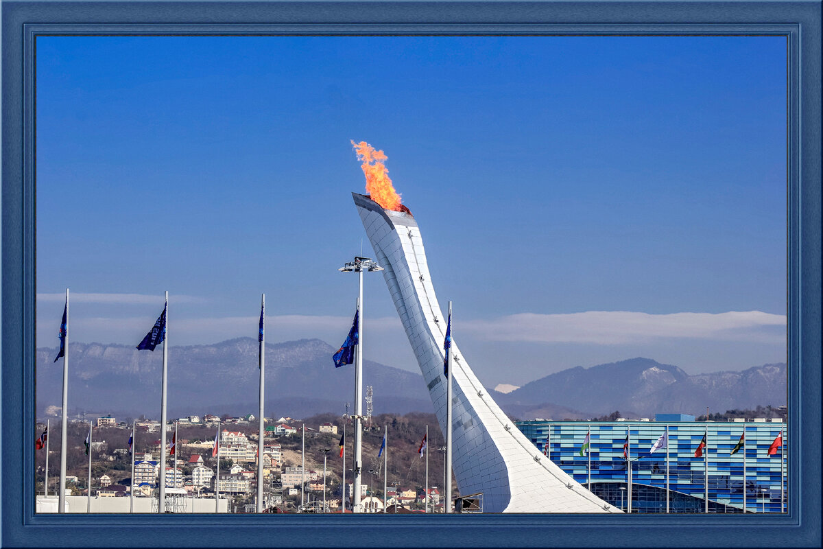 Олимпийский огонь Олимпийском парке, Прибрежный кластер. 