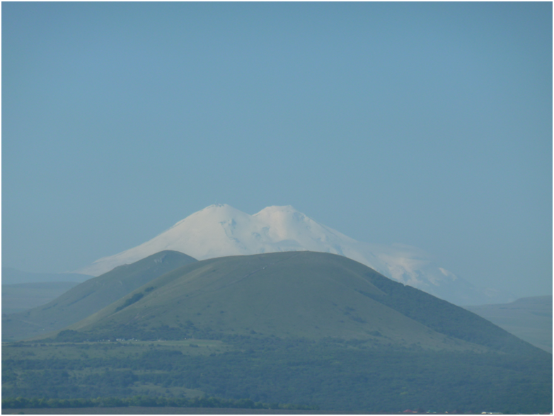 вид на Эльбрус