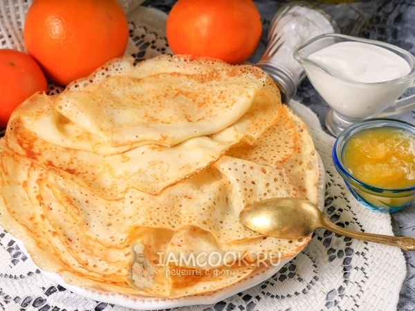 Красивые ажурные блинчики, которые можно приготовить на чём угодно