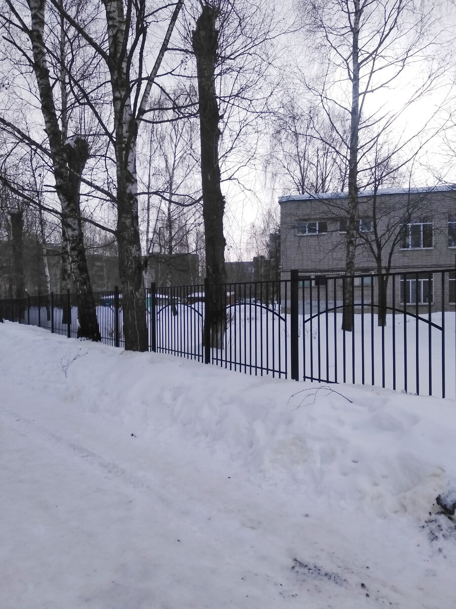 Тропинка вдоль сада