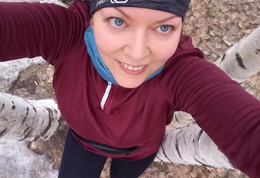 После разминки, перед пробежкой