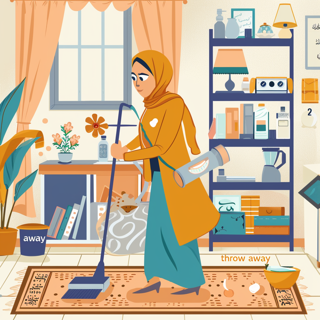 Иллюстрация: Уборка дома