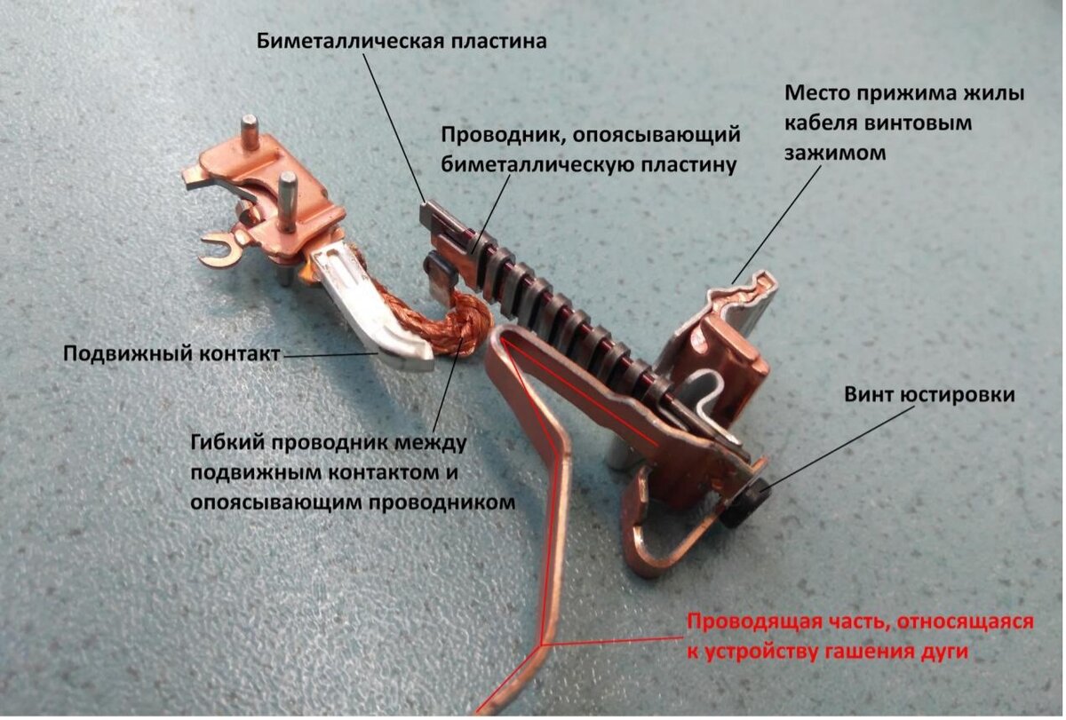 Рисунок 2 — тепловой расцепитель