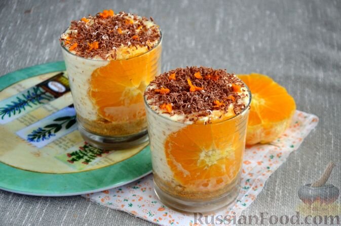 печенье, масло сливочное, сыр сливочный, сахарная пудра, сливки, апельсин, арахис, шоколад тёмный