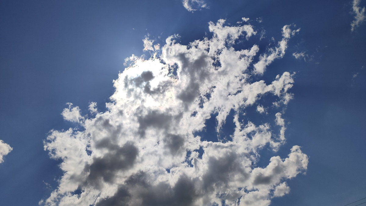 А за облаком...