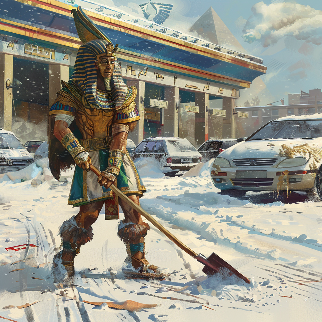 В Уфе наступила весна, сосульки и гололёд. Потомки фараонов, бредут тут и там, кали юга браток такой поворот.