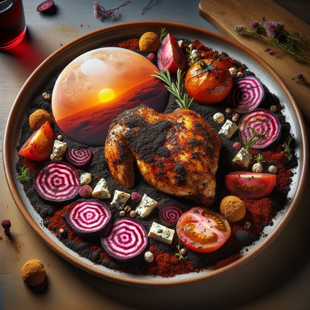 Курица "Закат на Марсе"