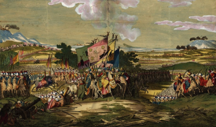 Битва при Карансебеше. Турецкая картина 1795 года.
