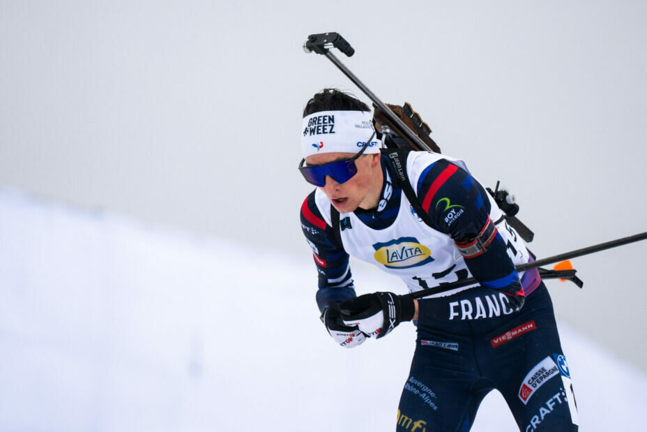    У Эрика Перро это первая личная победа на этапах КМ по биатлону. Фото: GLOBAL LOOK PRESS