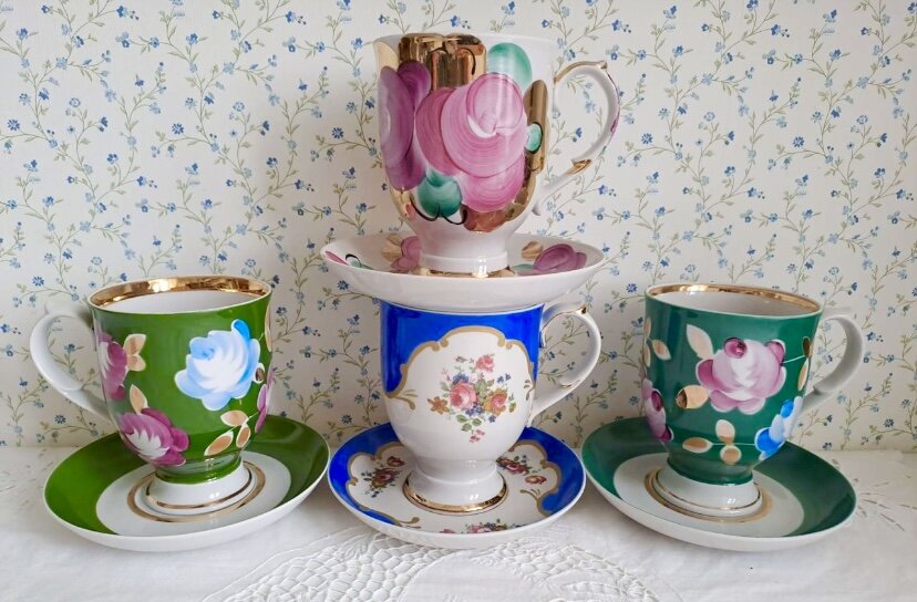 Легендарные Дулевские агашки на чашке-гиганте, формы Классическая