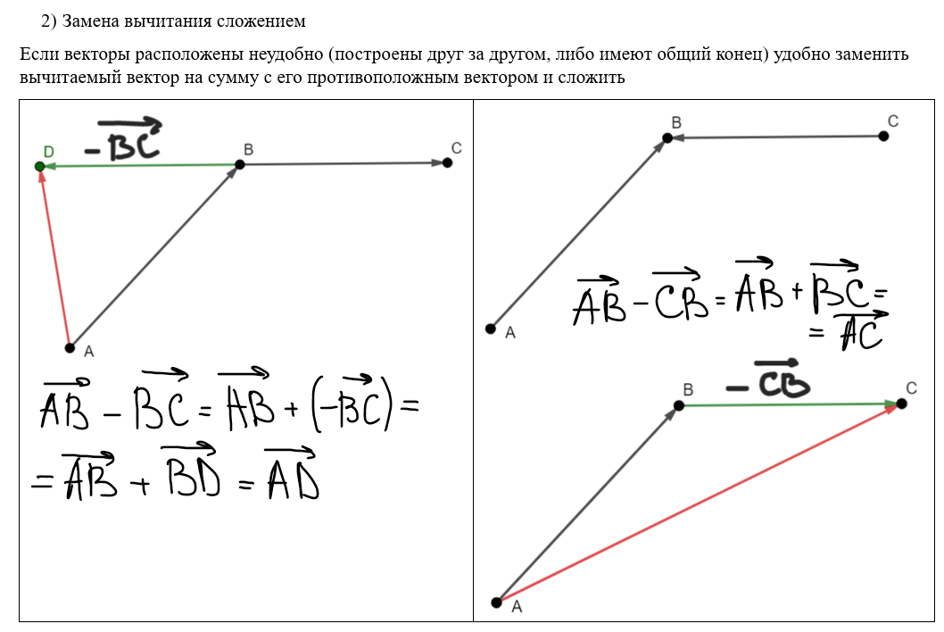 Задания на векторы егэ. Построение суммы векторов. Разность векторов параллелограмма. Сумма и разность векторов.