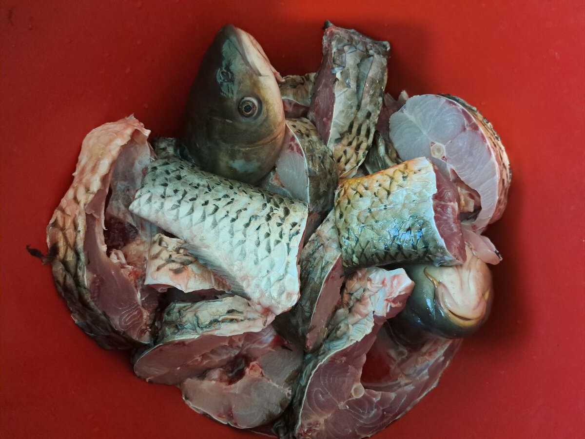 Порезать на порционные куски.