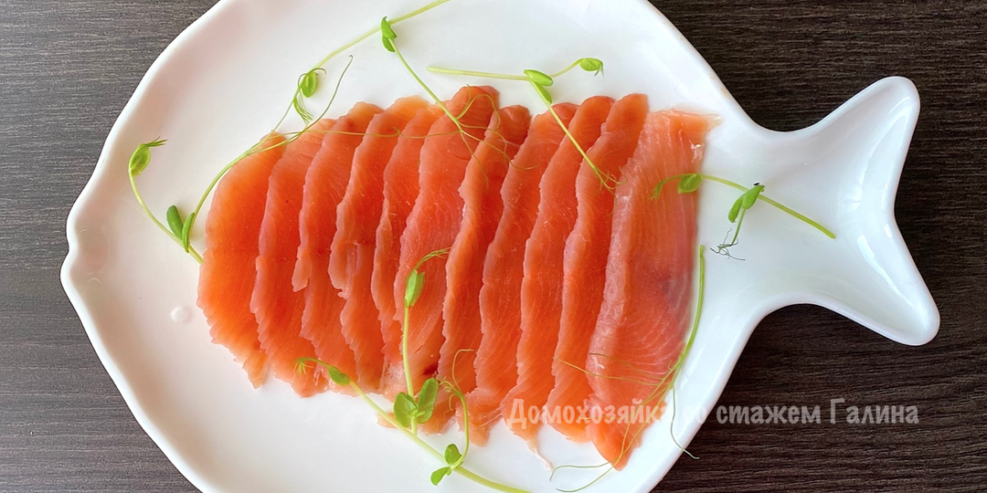 Секрет красивой нарезки рыбы очень прост