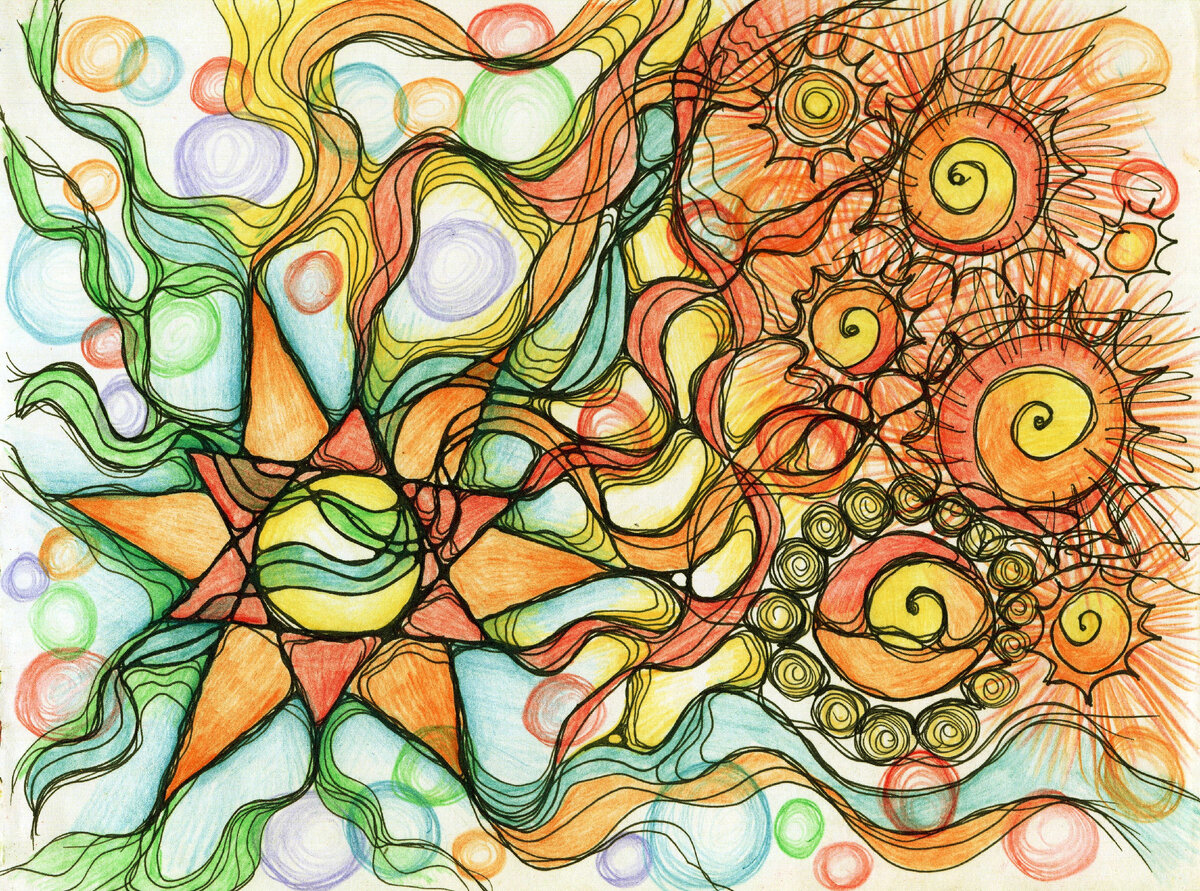 Эту работу я как раз рисовала с запросом: раскрыть свои навыки в нейрографике - выучиться на инструктора.