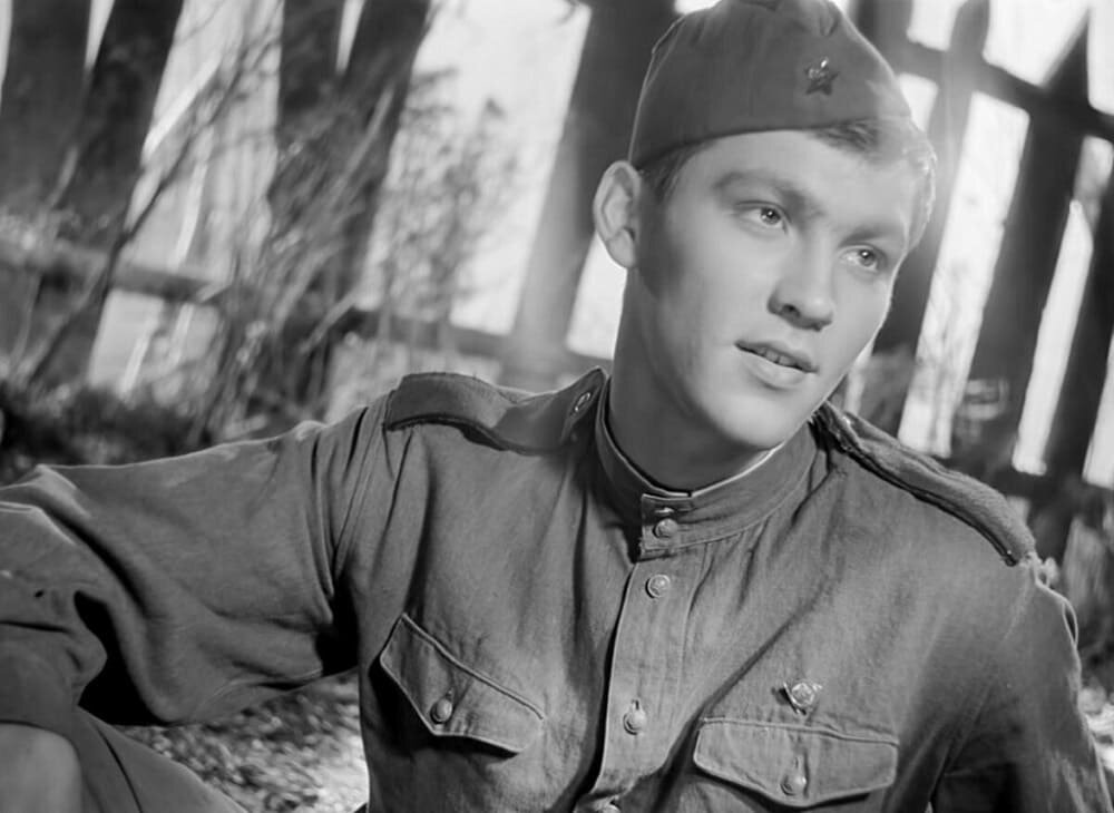 Владимир Ивашов в роли Алеши Скворцова в фильме «Баллада о солдате», 1959 год