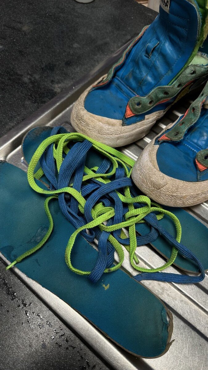 Обувь в разборном виде