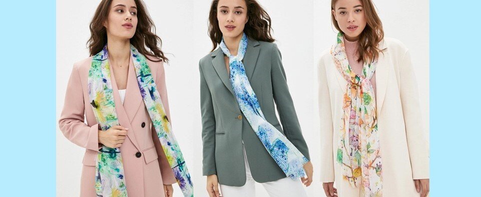 Модные шарфы 2024