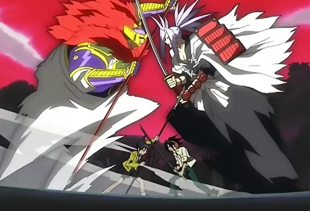 Кадр из аниме «Шаман Кинг»   📷