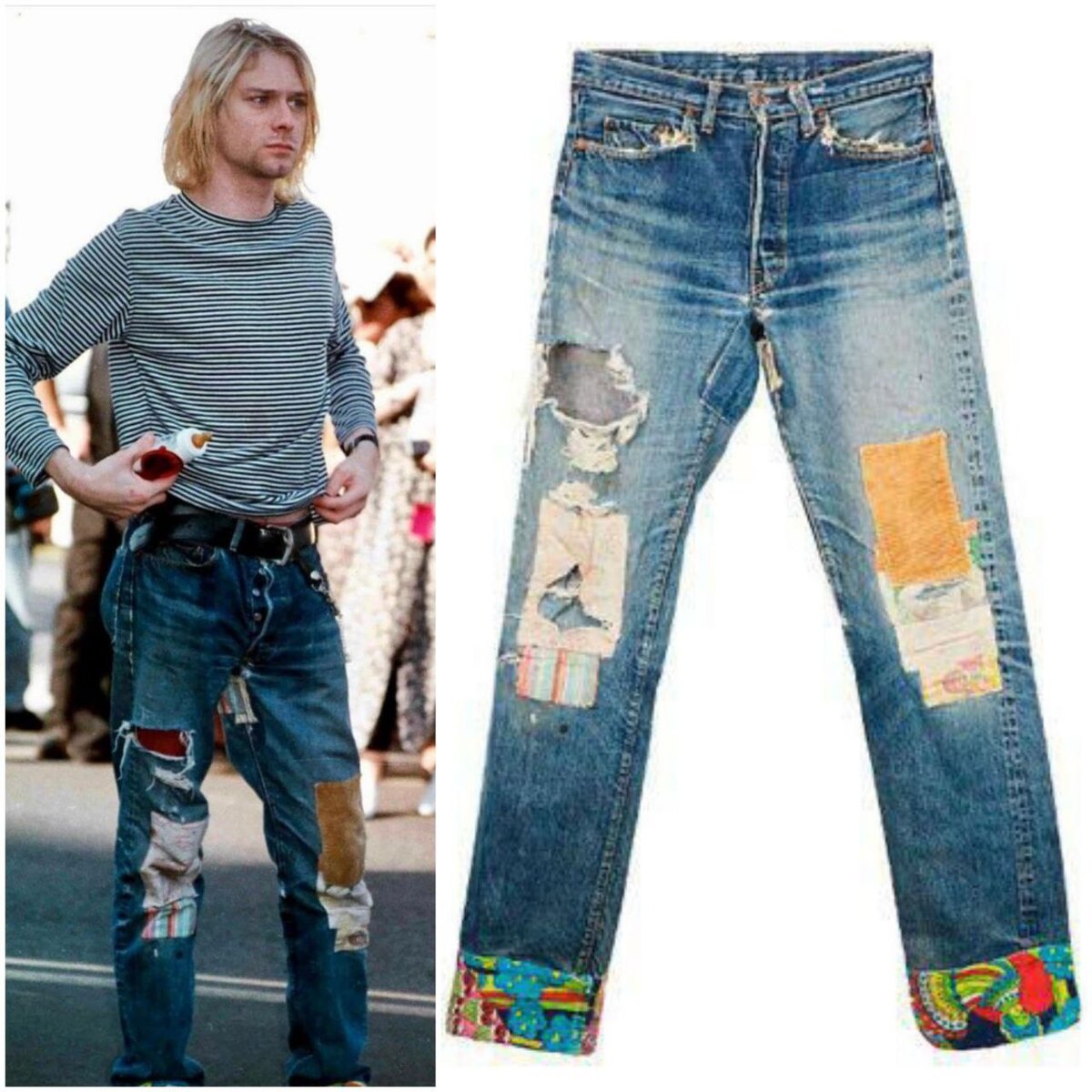 Джинсы 501 levi's курт. Рваные джинсы курта кобейна. Курт кобейн джинсы. Джинсы курта. Курт кобейн в полный рост.