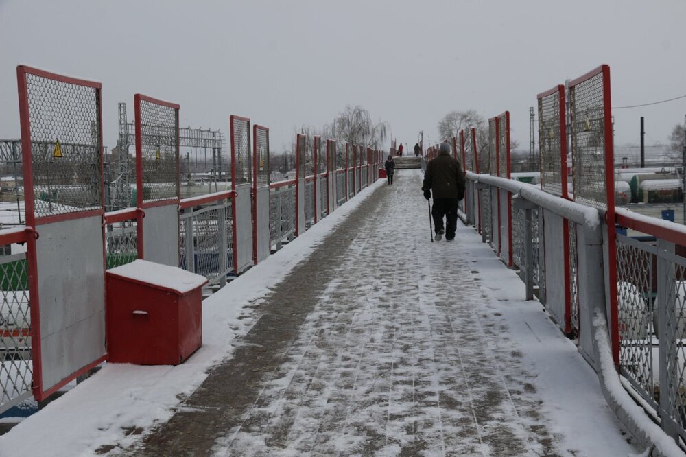 Пешеходный мост.