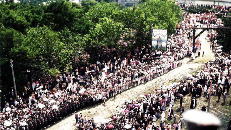    Встреча горожанами Добровольческой армии Фото: Из личного архива Ивана Ерёмина