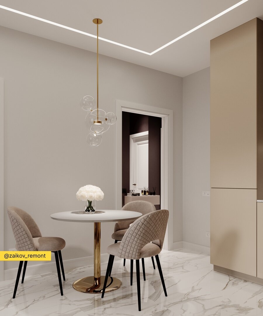 Интерьер кухни. ЖК Цивилизация на Неве