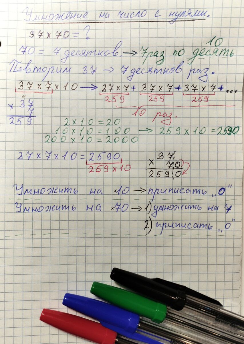 Наши записи по объяснению темы.