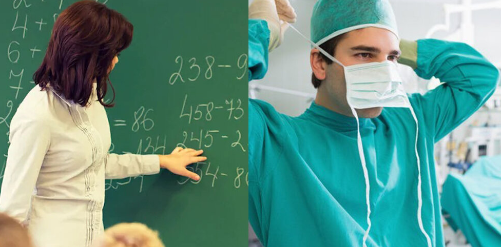 О зарплатах учителей и врачей