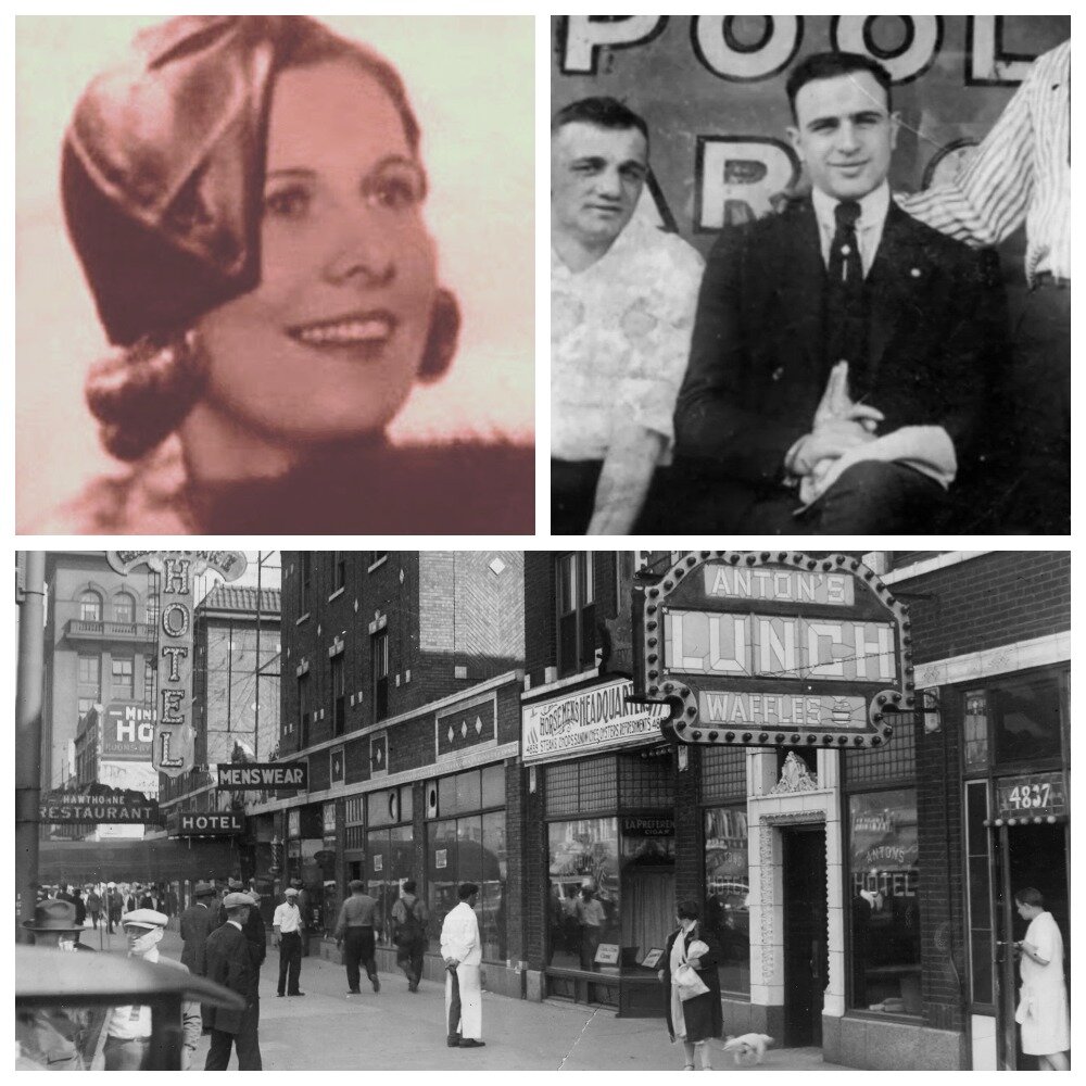 Мэй и Аль в молодые годы.