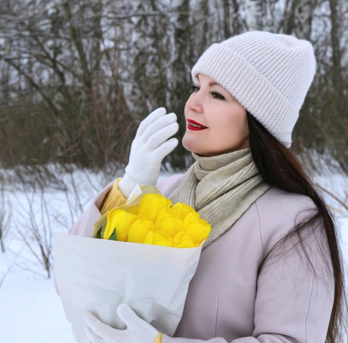 Вяжем шапку-бини укороченными рядами