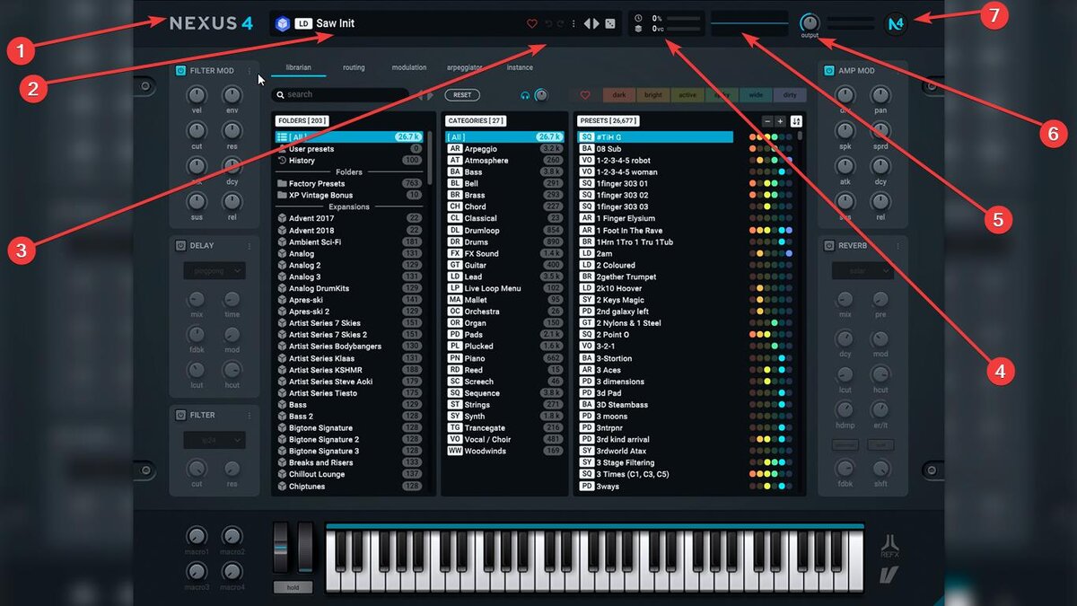 Верхняя панель