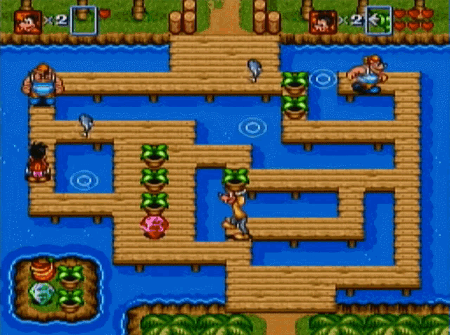 Гуфи и сынишка в одной команде