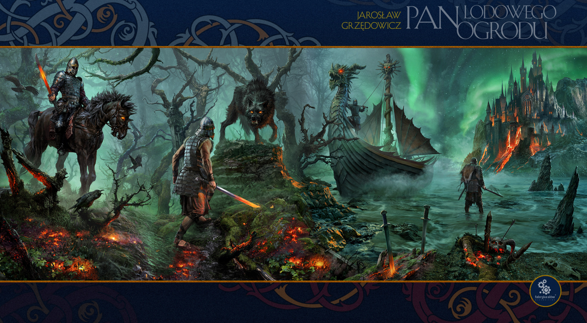 Арты к обложкам одного из изданий «Владыки Ледяного Сада» в Польше.